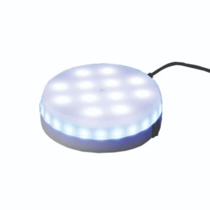 Base Giratória Expositora Com Led