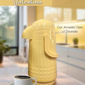 Garrafa Térmica Valentina Amarela Claro