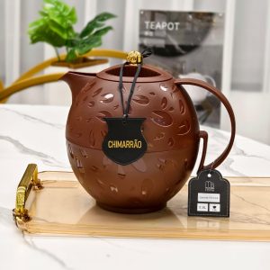 Etiqueta de Identificação Chimarrão/Chá - Cor Preta em Couro PU